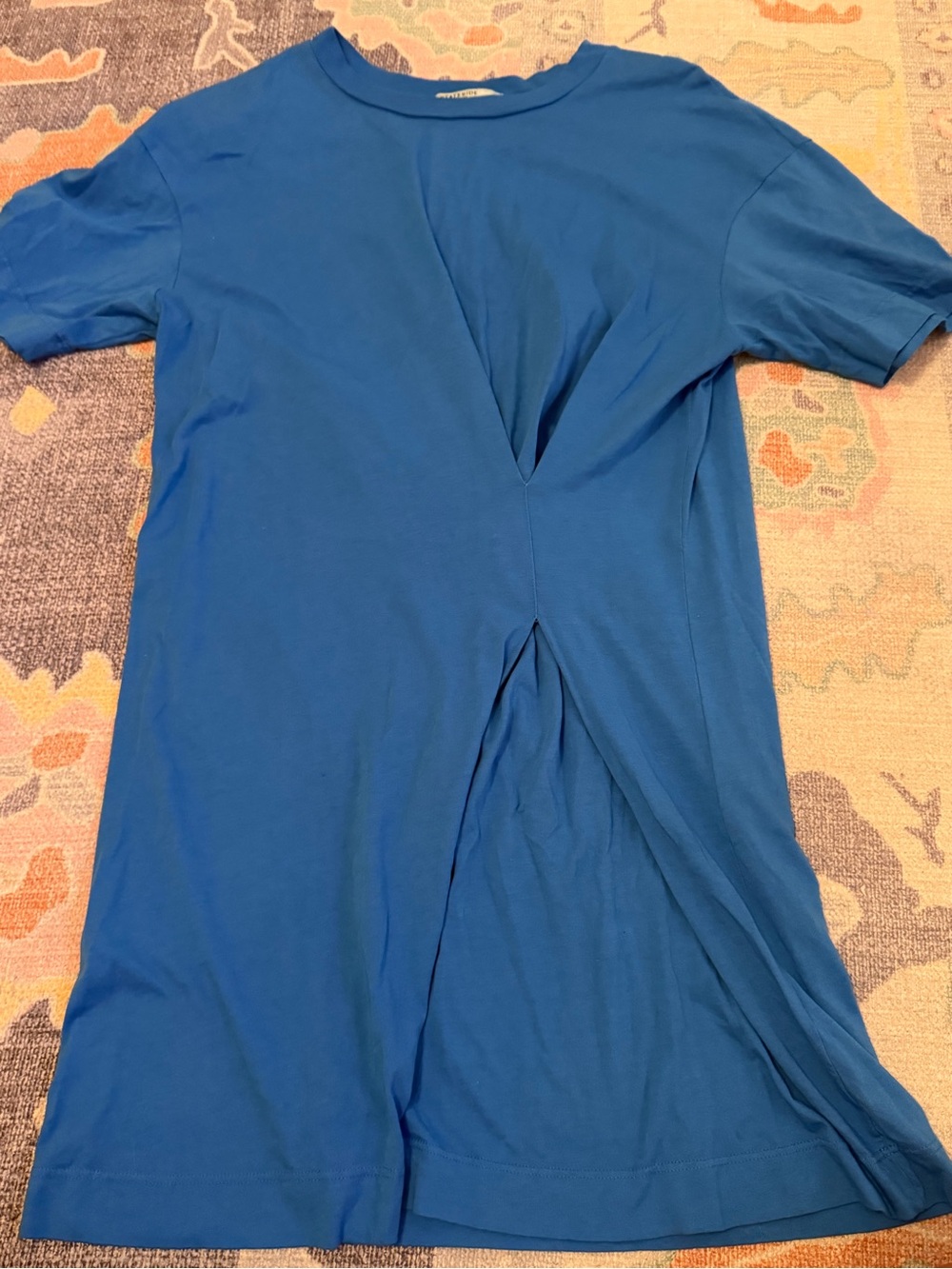 Stateside Royal Blue Tshirt Twist Front Dress